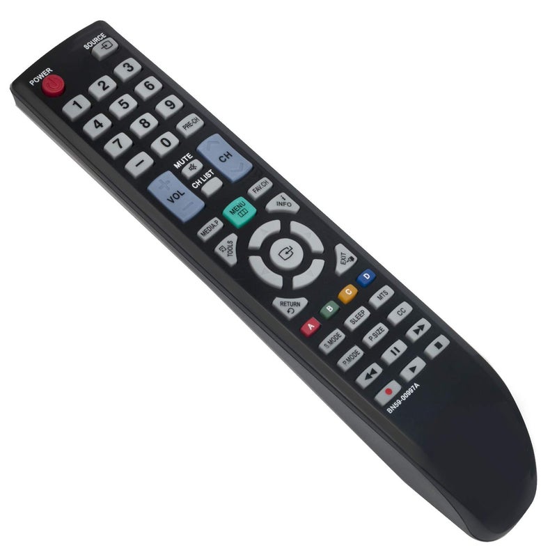 AULCMEET BN59-00997A Replaced Remote Control Compatible with Samsung LED LCD TV LN19C450E1D LN22C450E1D LN26C450E1D LN32C450E1D LN32C450E1H LN32C450E1V PN42C430A1D PN42C450B1D PN50C430A1D PN50C450B1D 173P - Image 1